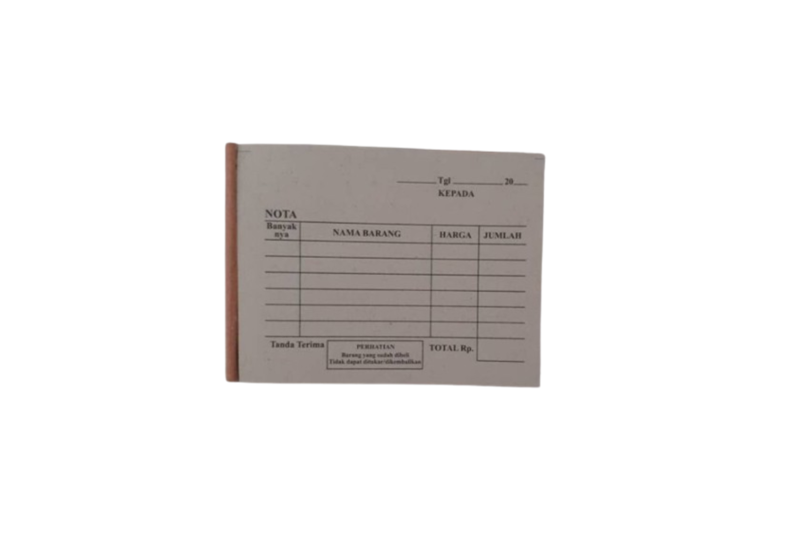 Buku Nota Buram